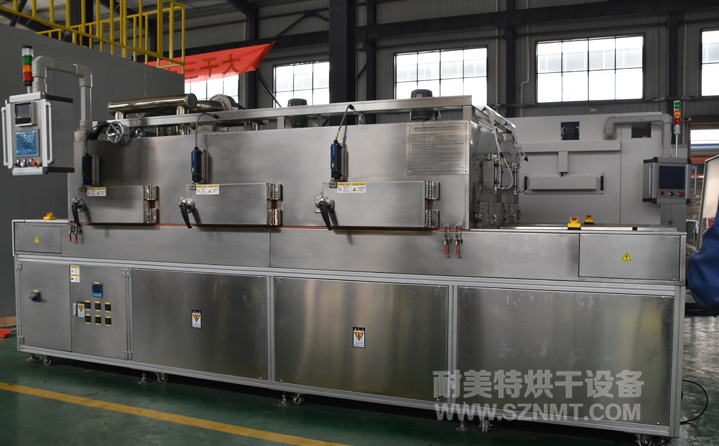 汽車零部件行業(yè)硅橡膠連續(xù)混動(dòng)固化爐